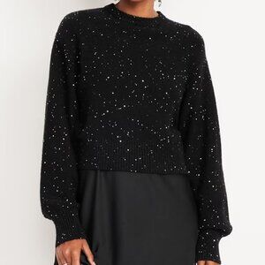 NWOT Old Navy SoSoft Crew-Neck Sequin Sweater